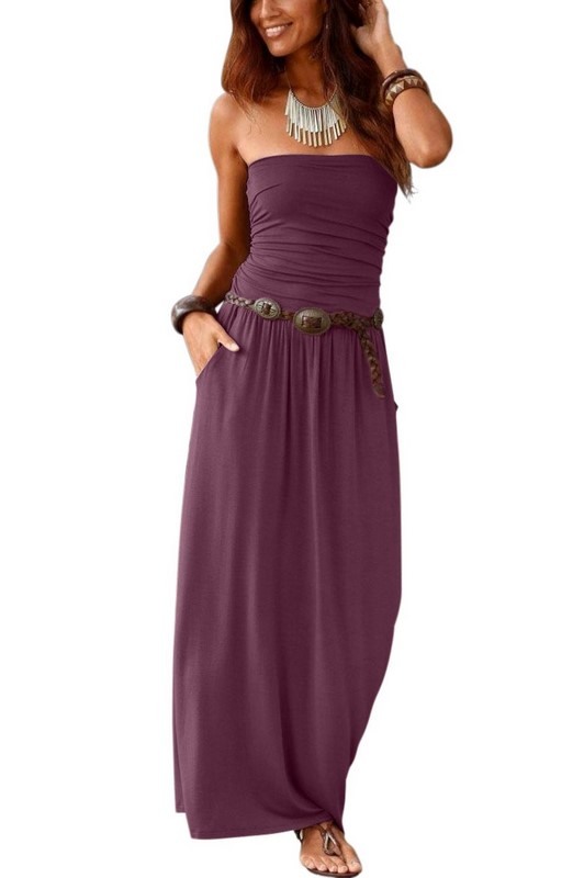 Dámské letní fialové šaty ROSINA