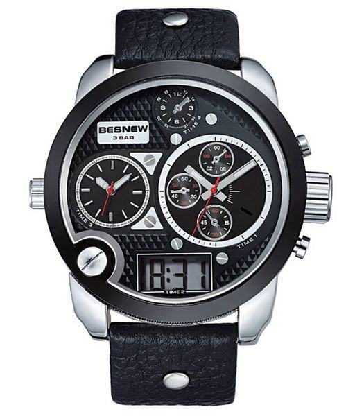 Pánské hodinky TripleZone Digital - černé
