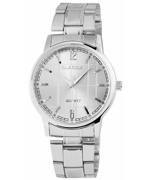 Pánské kovové hodinky Classix stříbrné