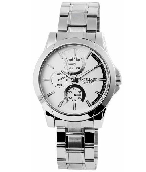 Pánské kovové hodinky Excellanc stříbrné