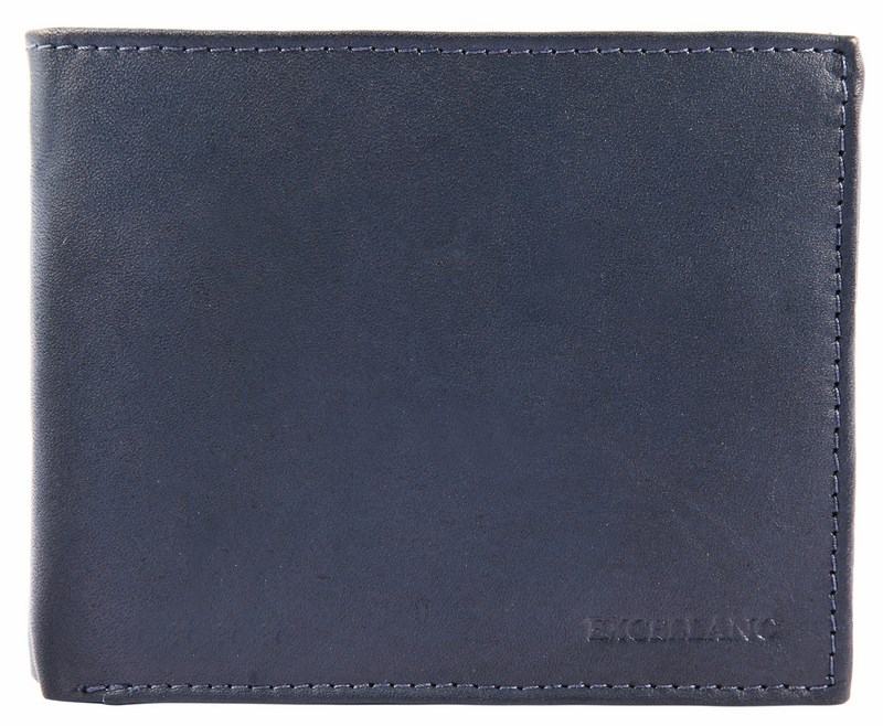 Pánská kožená peněženka - tmavomodrá